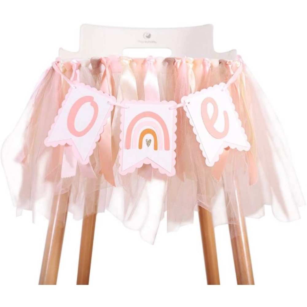 High chair banner. ONE